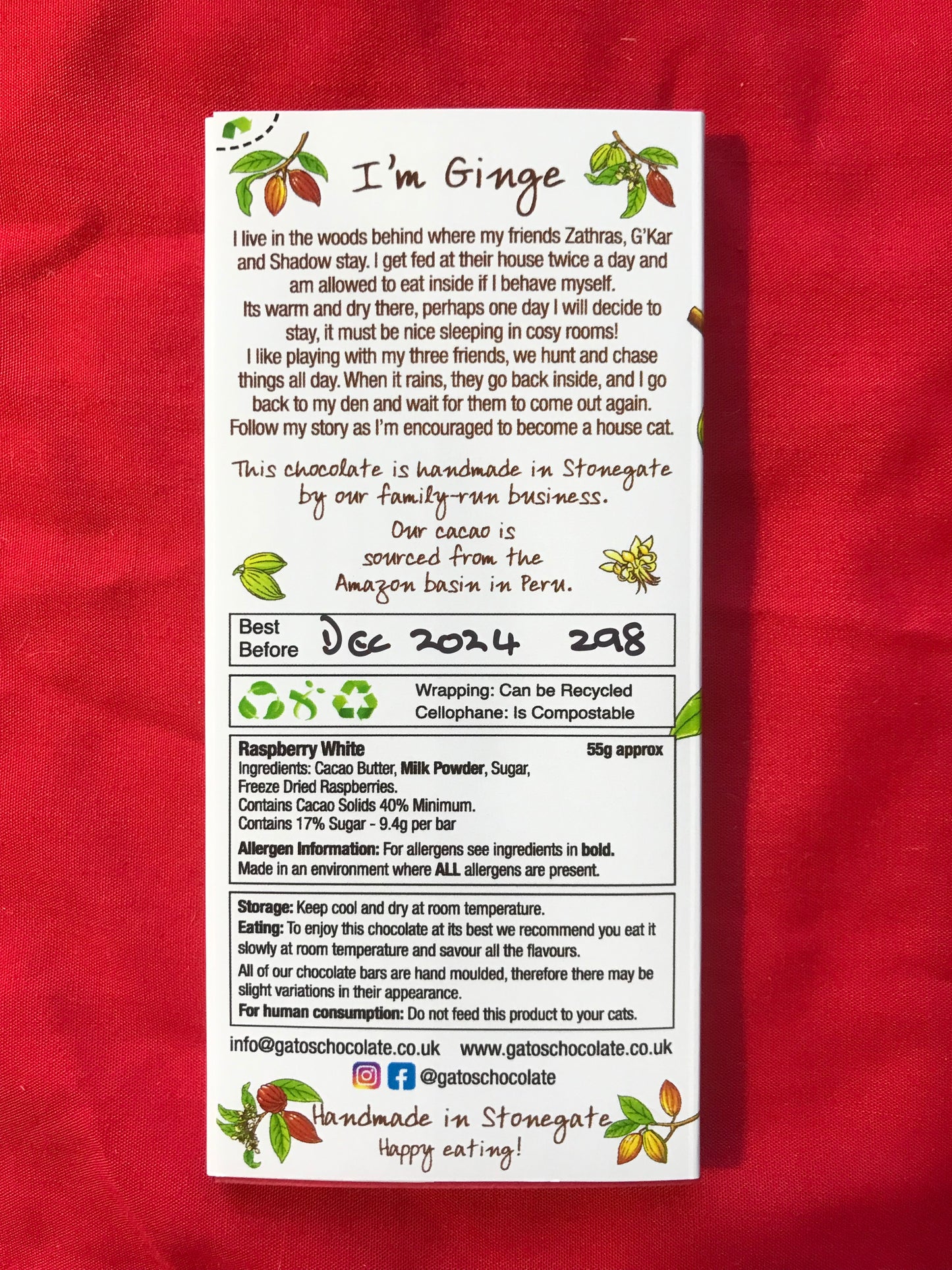 Raspberry + White 40%